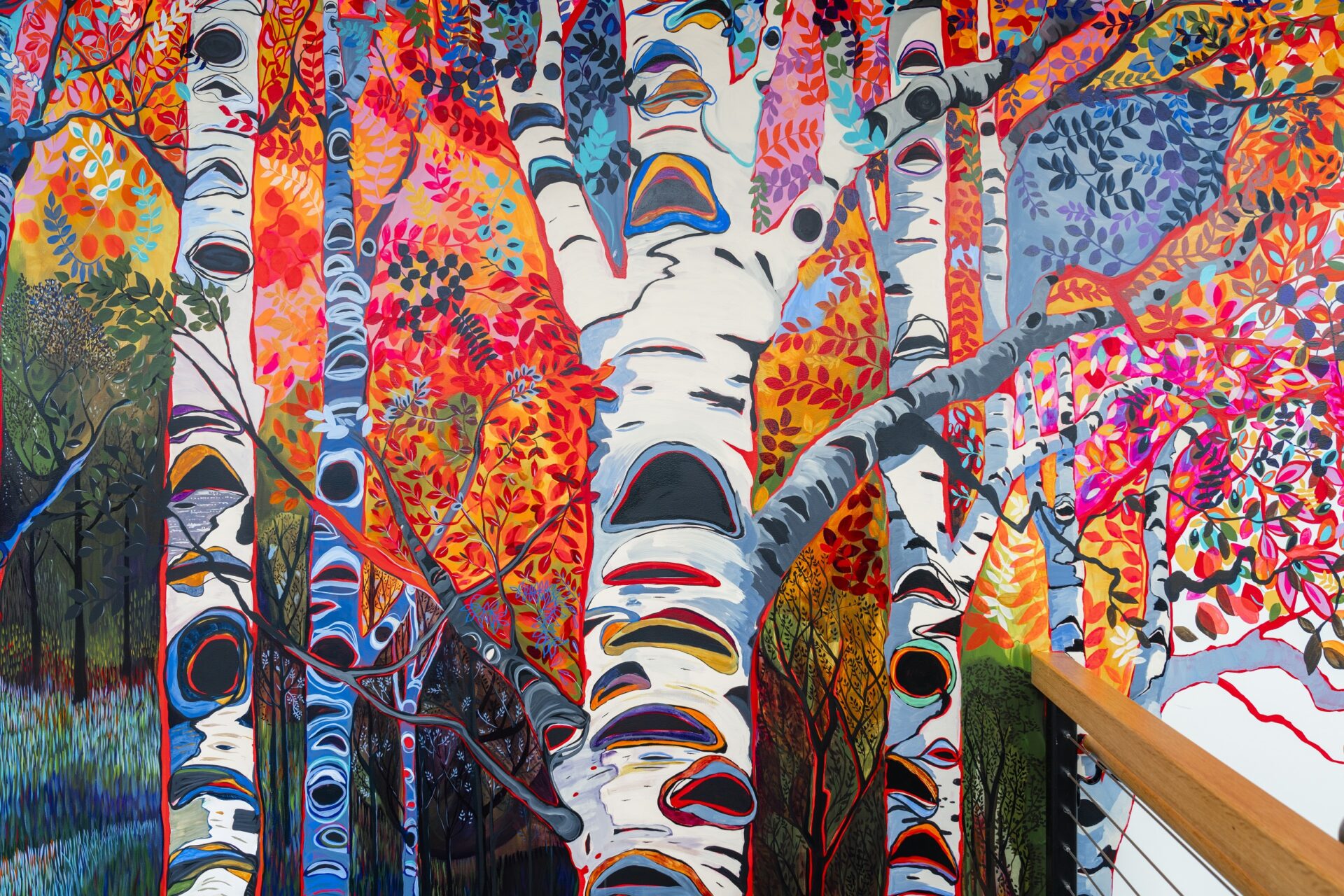 ANCJD Artwork in Stairwell (2)