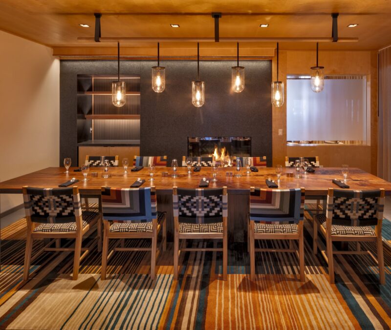 Crimson Restaurant Private Dining Area