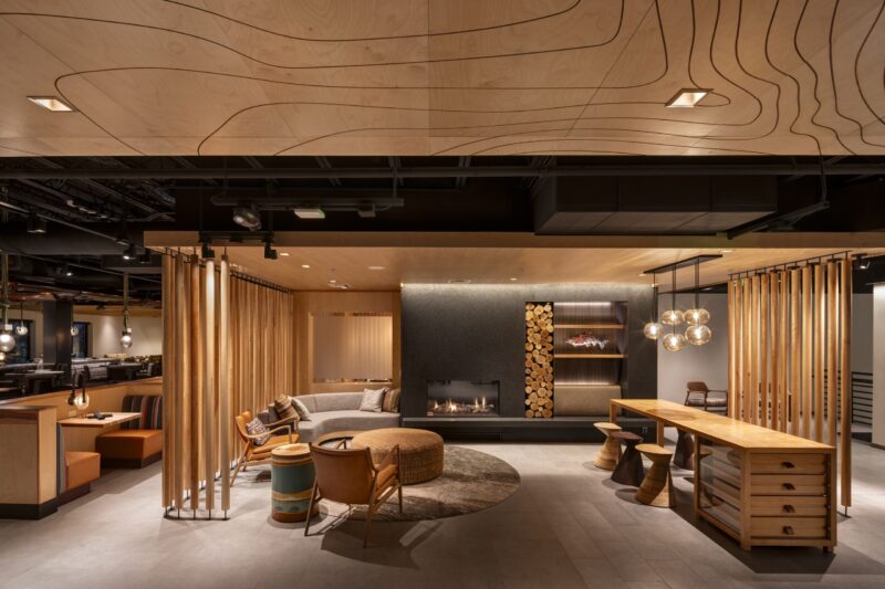 The Wildbirch Fireplace Lobby
